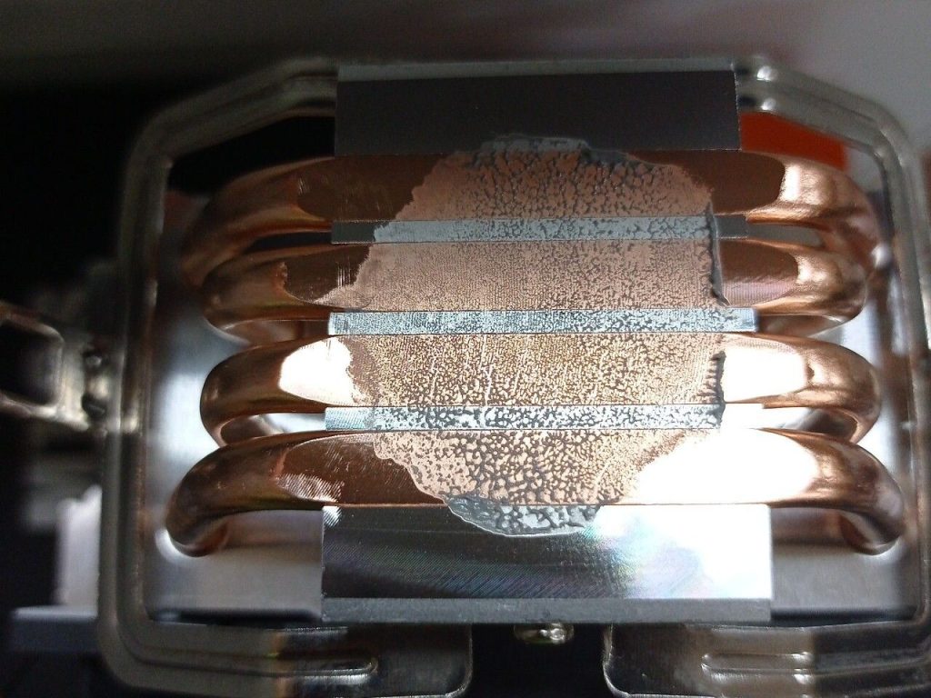 Снеговик 4 трубки нанесение термопасты